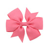fashion baby v-shaped ribbed ribbon bow hairpin hair accessories