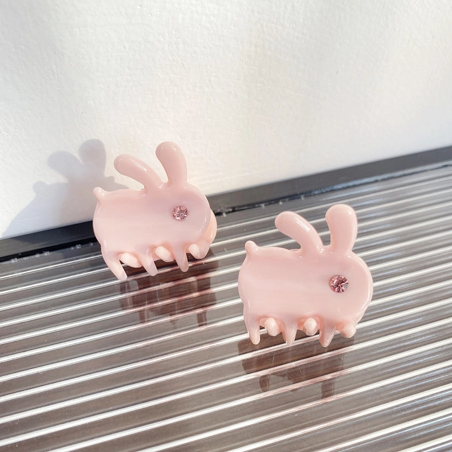 Beautiful Mini Acetate Rabbit Grip Stylish Graceful Simple High Sense All-Matching Elegant Hair Clips Hair Accessories Headwear for Women