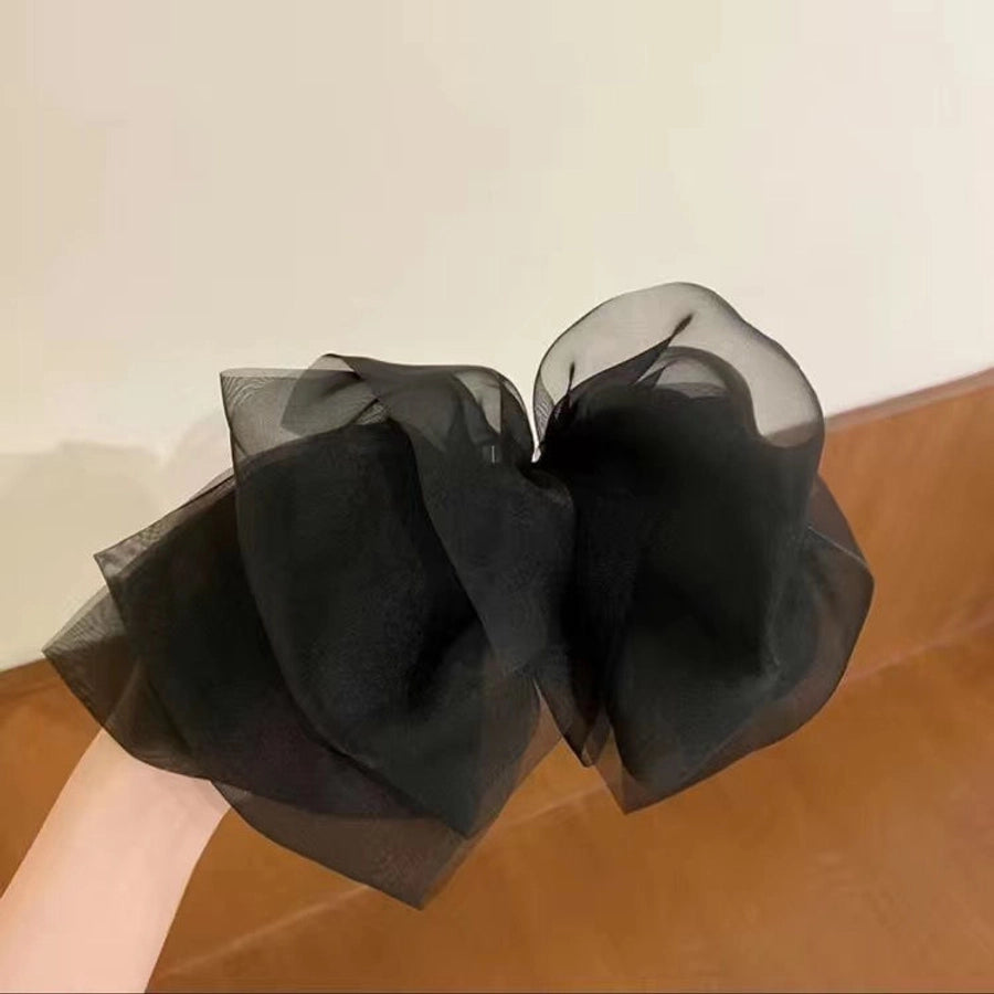 simple style bow knot cloth hair clip