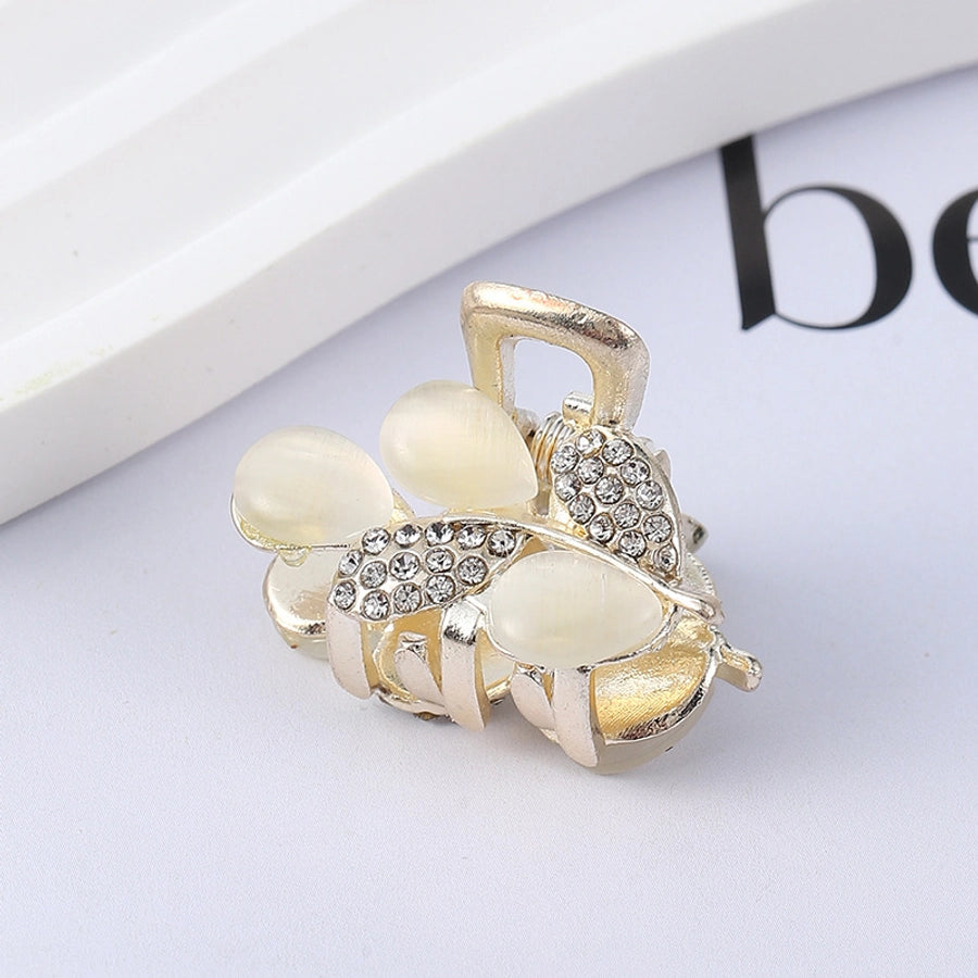 simple style butterfly rhinestone inlay rhinestones hair claws