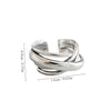 Jewelry Simple Style Knot Copper Open Rings