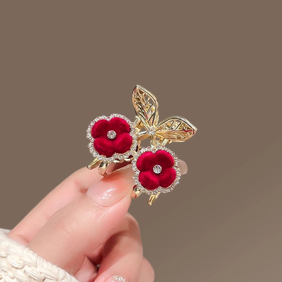 Women's Casual Simple Style Streetwear Floral Alloy Hair Claws