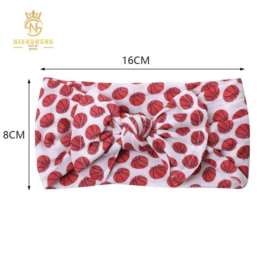 New  children's headdress jacquard soft hair tie bow hair band baby newborn headband baby hair band