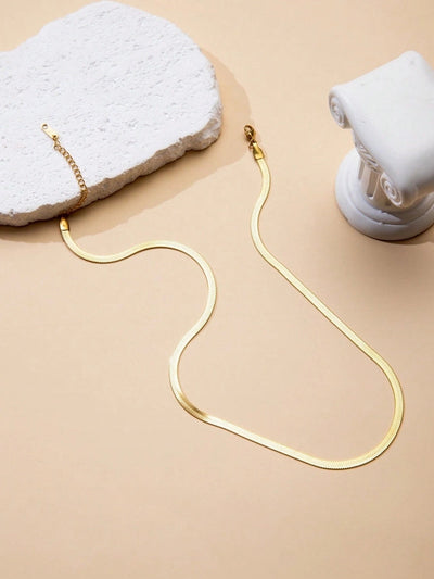 Jewelry Casual Simple Style Geometric Titanium Steel Necklace