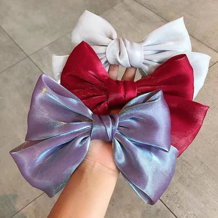 Women's Simple Style Classic Style Bow Knot Cloth Hair Clip