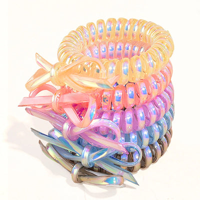 fashion bow knot telephone line hair tie 1 piece