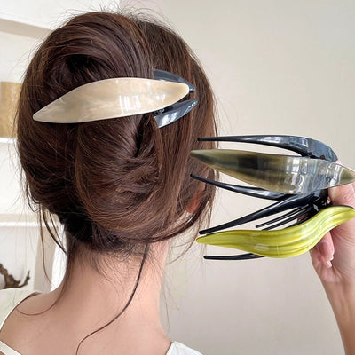 Women's Modern Style Classic Style Geometric Solid Color Arylic Hair Clip