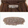 fashion geometric rhinestone plating rhinestones hair clip 1 piece