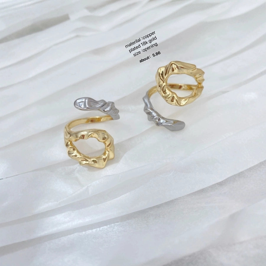Jewelry Vintage Style Classic Style Spiral Copper Mixed Metal Plating Open Rings