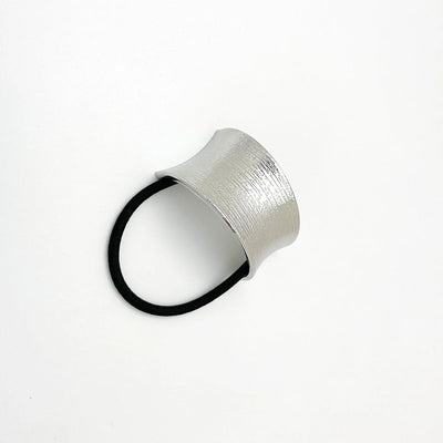 Women's Modern Style Simple Style Semicircle Alloy Elastic Band Hair Tie