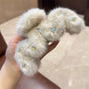 Women's Sweet Korean Style Solid Color Artificial Crystal Inlay Artificial Crystal Hair Claws