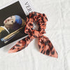 color leopard print hair band chiffon elastic hair rope nhof154782