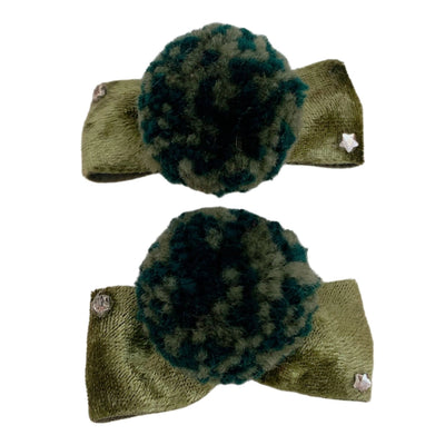 Women's IG Style Round Inlay Rhinestones Hair Clip