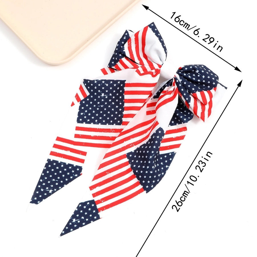 Women's Simple Style Classic Style American Flag Cloth Hair Clip