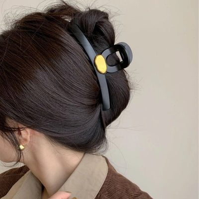 Super Good texture matte metal hair grip large hair volume large hair clip female  new shark clip high-grade hair clip