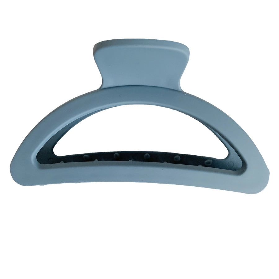 retro solid color plastic resin hair claws