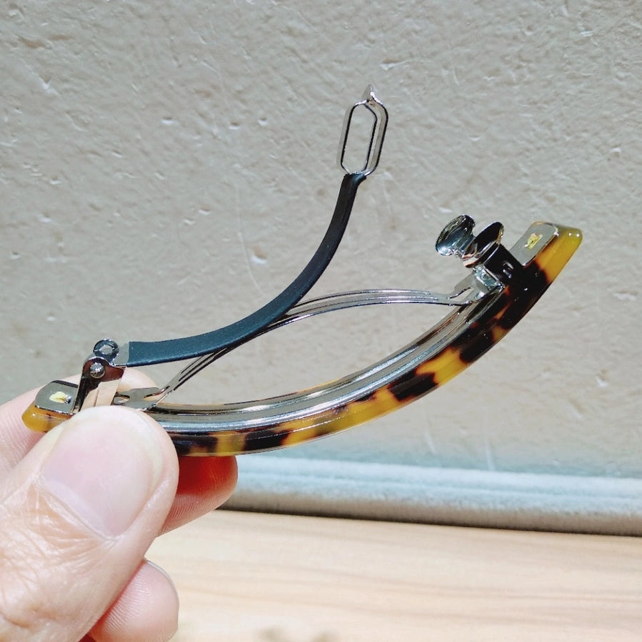 Women's Simple Style Leopard Acetic acid sheets Hair Clip