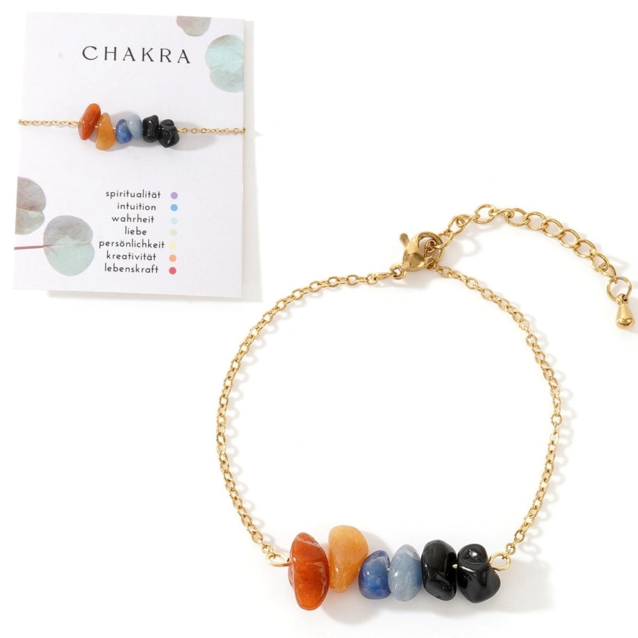 Semi-precious stone Copper Handmade Geometric Bracelets