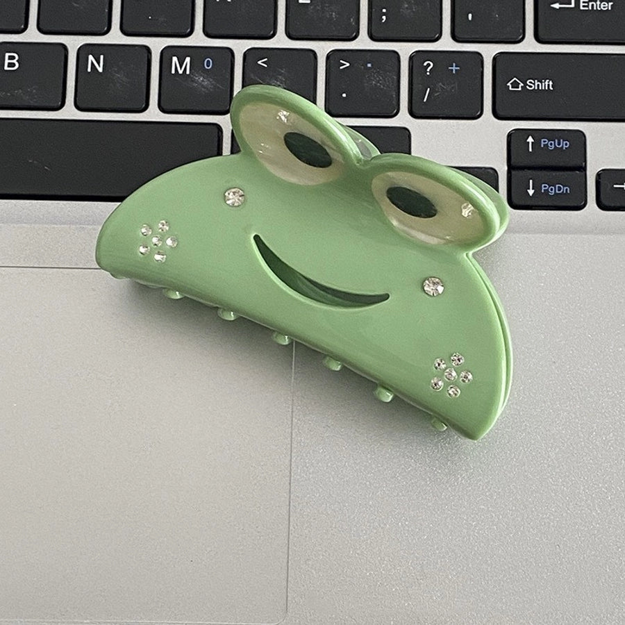 simple style bow knot acetic acid sheets printing hair claws