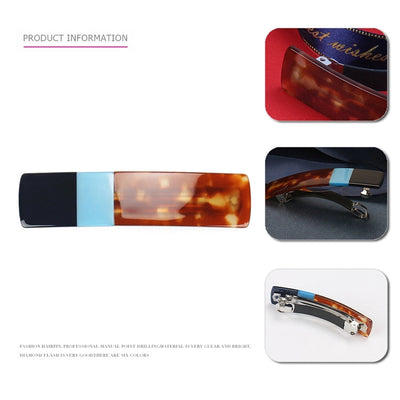 Women's Simple Style Classic Style Color Block Acetic acid sheets Hair Clip