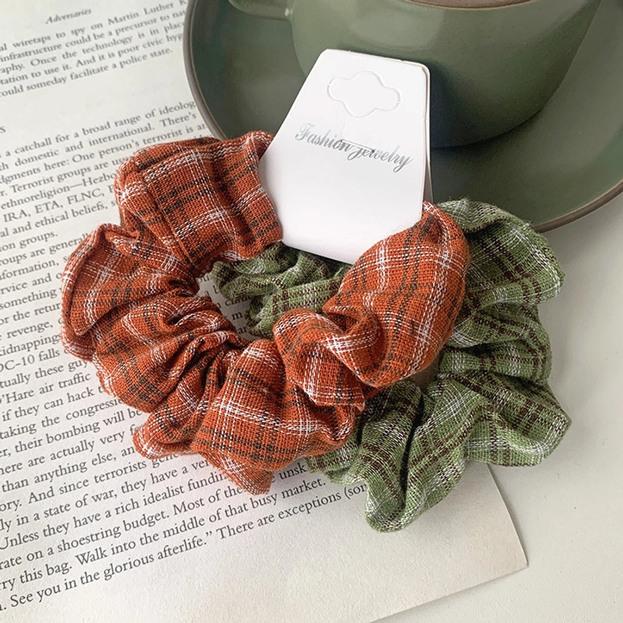 accessories solid color hair scrunchies combination