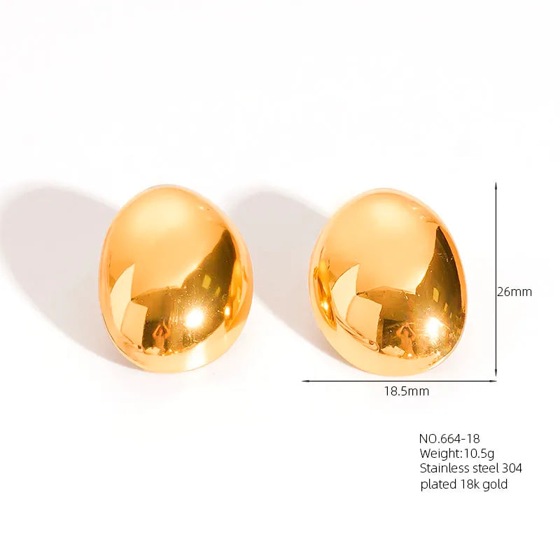 1 Pair Retro French Style Classic Style Geometric Flower 304 Stainless Steel Artificial Pearls 18K Gold Plated Imitation Gold  Ear Studs