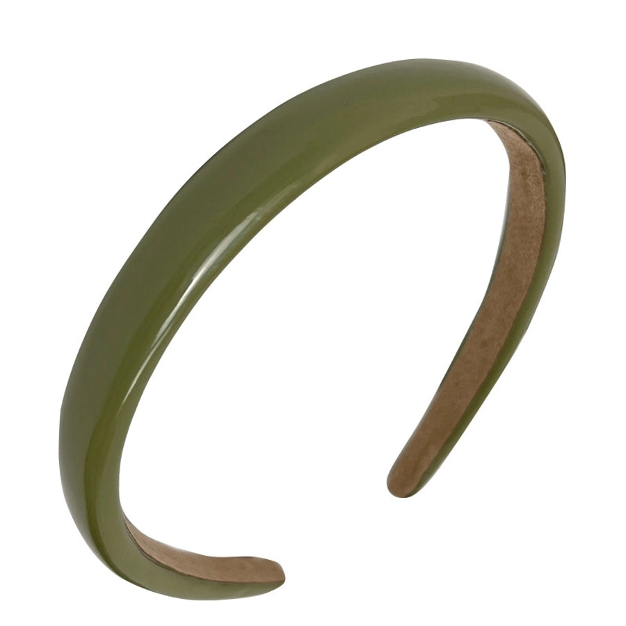 fashion solid color plastic hair band