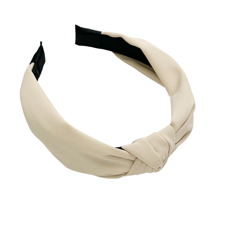Women's Simple Style Solid Color Cloth Hair Band
