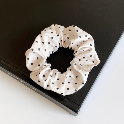 Women's Elegant Cute Polka Dots Cloth Lace Hair Tie