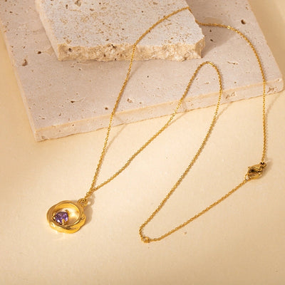 Jewelry IG Style Vintage Style Geometric 304 Stainless Steel Pendant Necklace