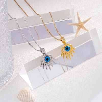 Jewelry Glam Lady Sexy Eye 304 Stainless Steel Copper Pendant Necklace