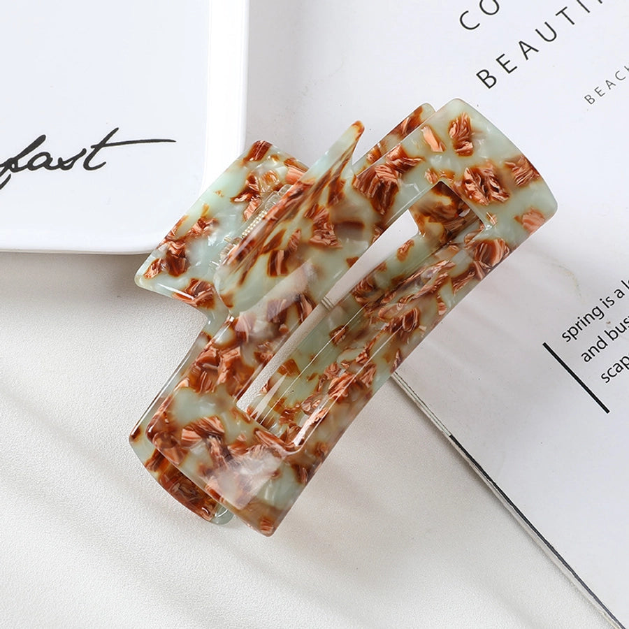 fashion leopard arylic stoving varnish hair claws 1 piece