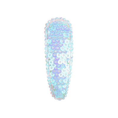 new flip sequins candy color lace mesh yarn bb clip children's hair accessories