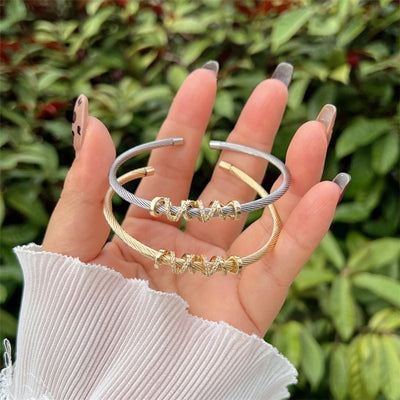 Multi-Style Copper Plating 18K Gold Inlaid Full Rhinestone Zircon Cross-Border Original New Arrivals Bracelet Fashion High-End Suitable for Daily Wear Valentine's Day Gift