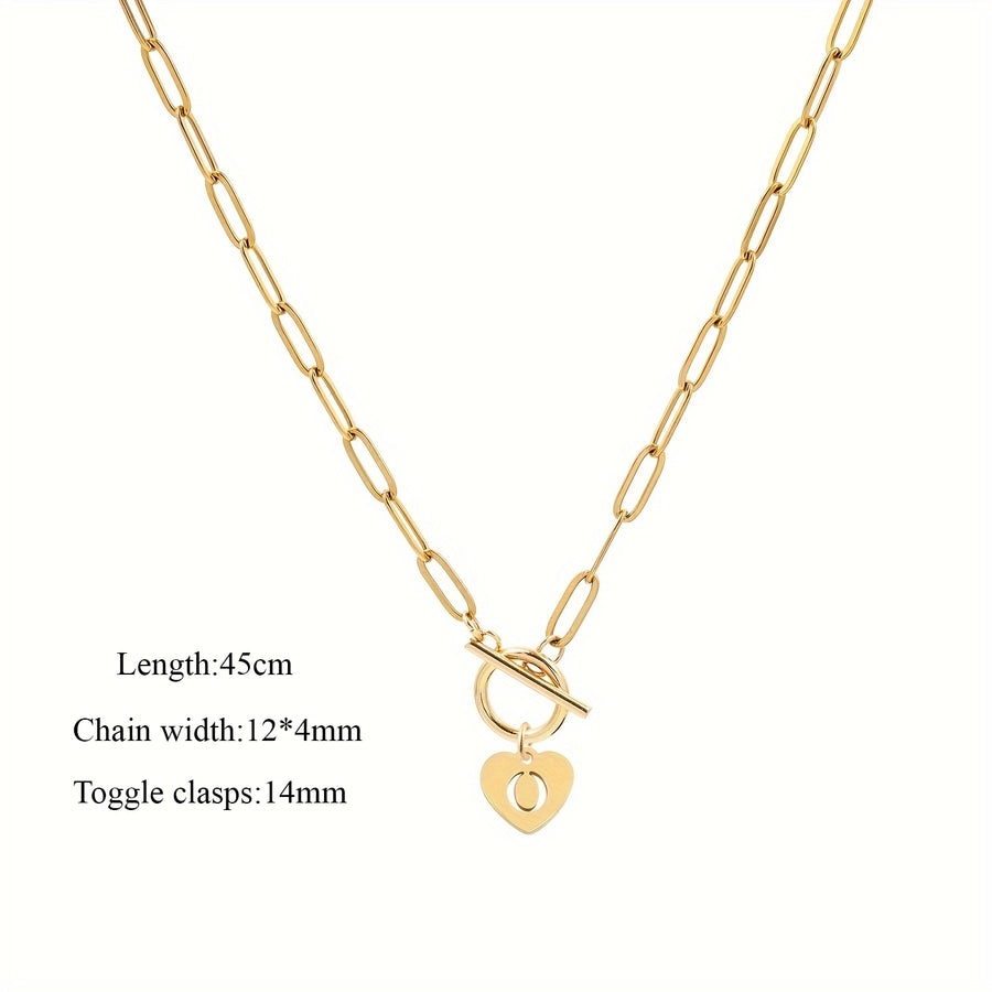 Jewelry Casual Classic Style Letter 201 Stainless Steel 304 Stainless Steel Pendant Necklace