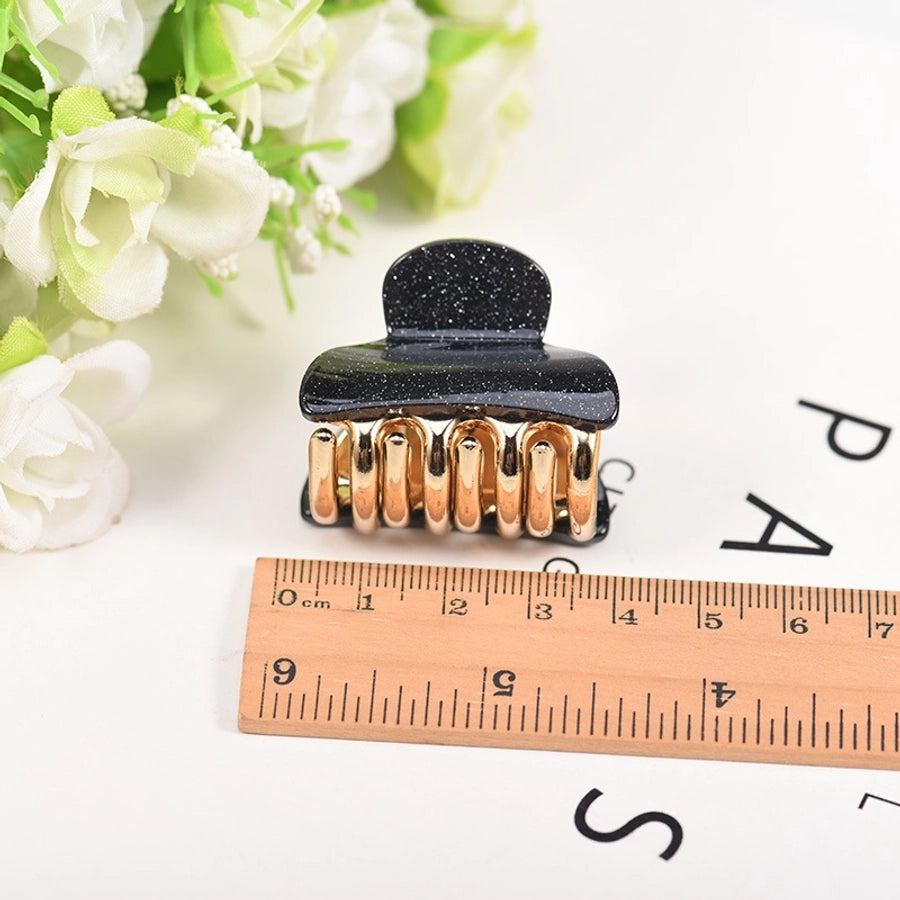 simple style solid color arylic stoving varnish hair claws