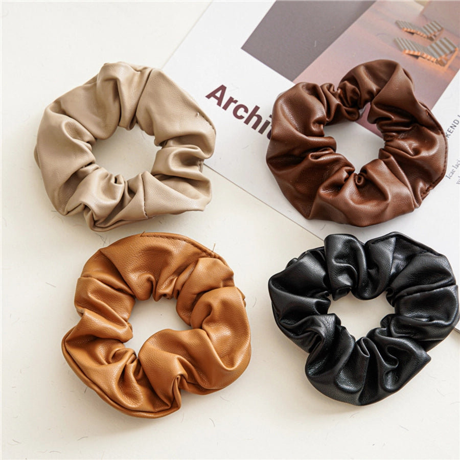 simple style solid color cloth hair tie 1 piece