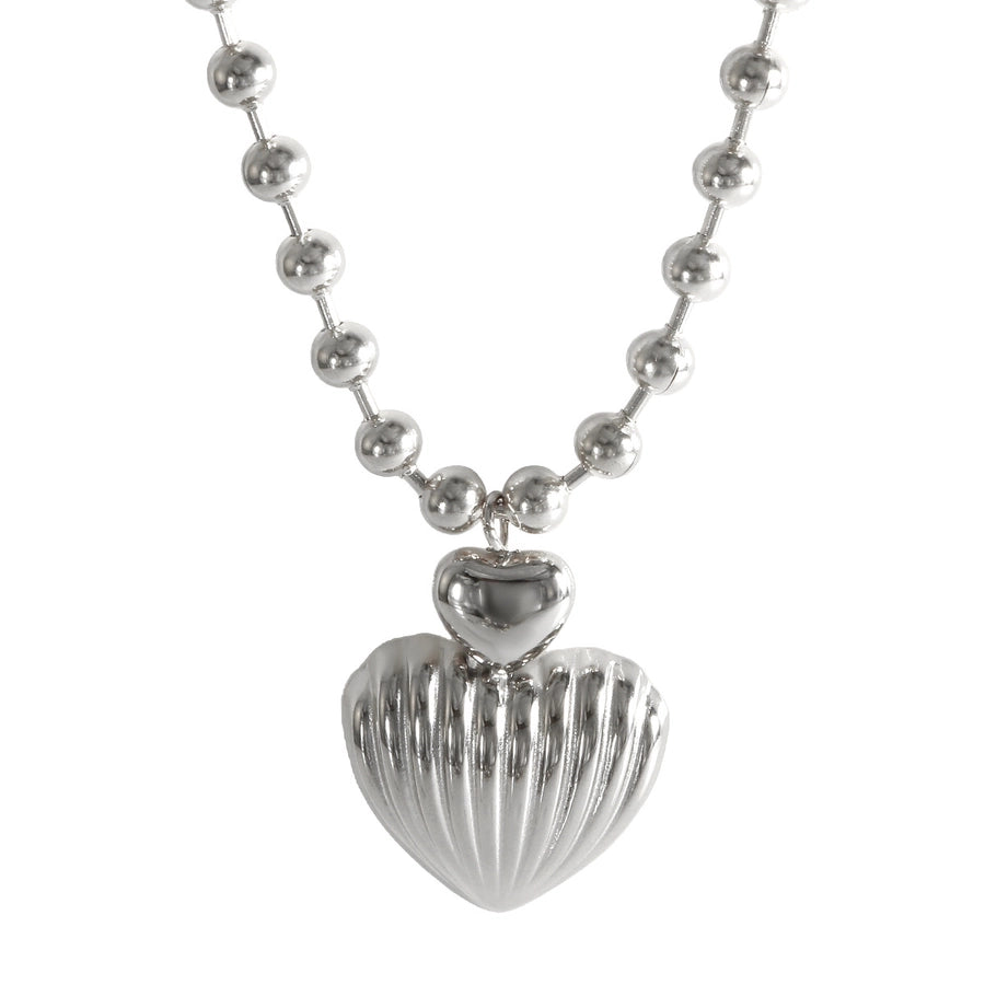 Jewelry Elegant Heart Shape Titanium Steel Jewelry Set