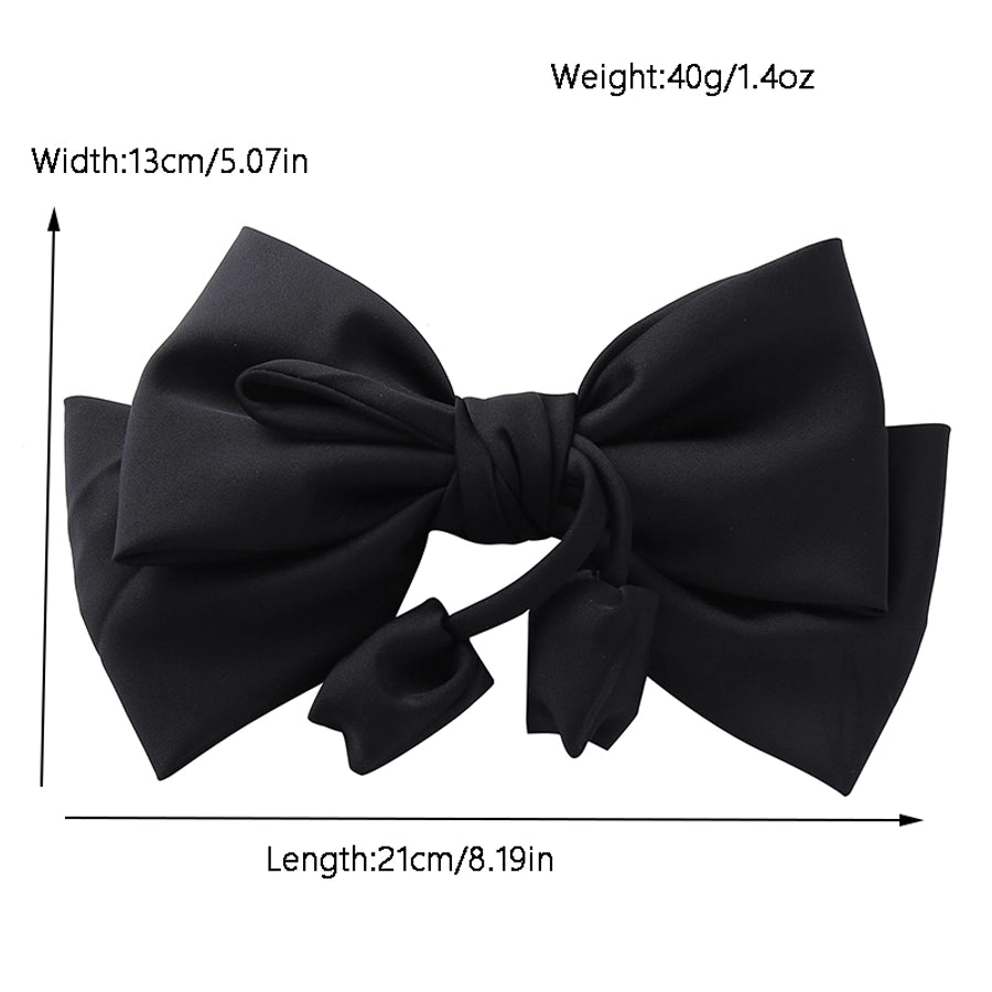 Women's Elegant Princess Sweet Bow Knot Tulip satin Hair Clip