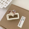 Women's Simple Style Classic Style Heart Shape Acetic acid sheets Hair Claws