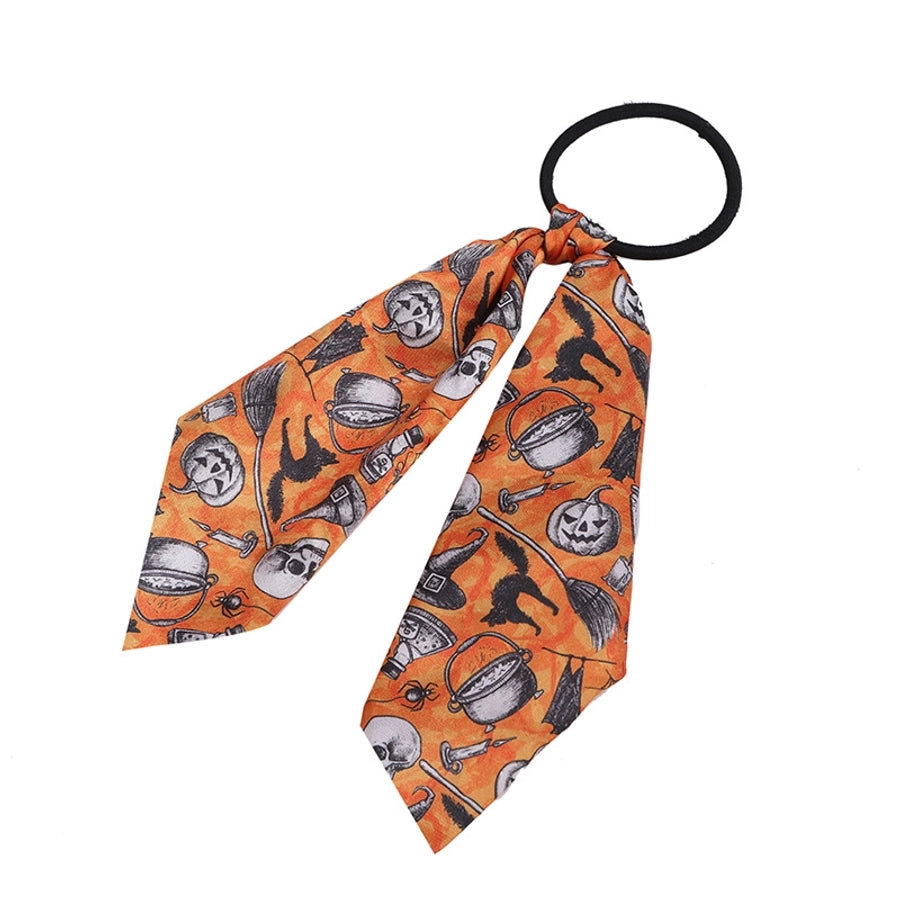 Halloween Exaggerated Women's Pumpkin Ghost Hair Tie
