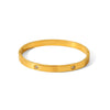 Jewelry IG Style Casual French Style Geometric 304 Stainless Steel Titanium Steel Zircon 18K Gold Plated Rings Bracelets