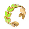 Jewelry IG Style Star Leaves Heart Shape 304 Stainless Steel Open Rings
