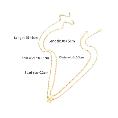 Jewelry Casual Business Classic Style Letter 201 Stainless Steel 304 Stainless Steel Pendant Necklace