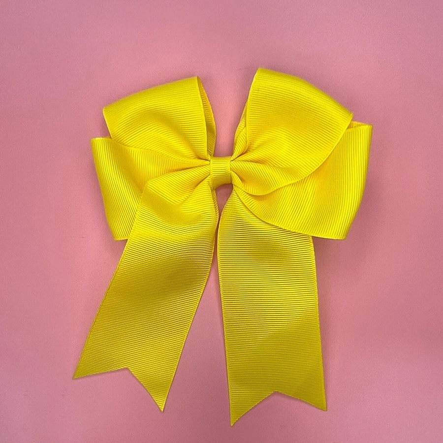 fashion solid color cloth bowknot hair clip 1 piece