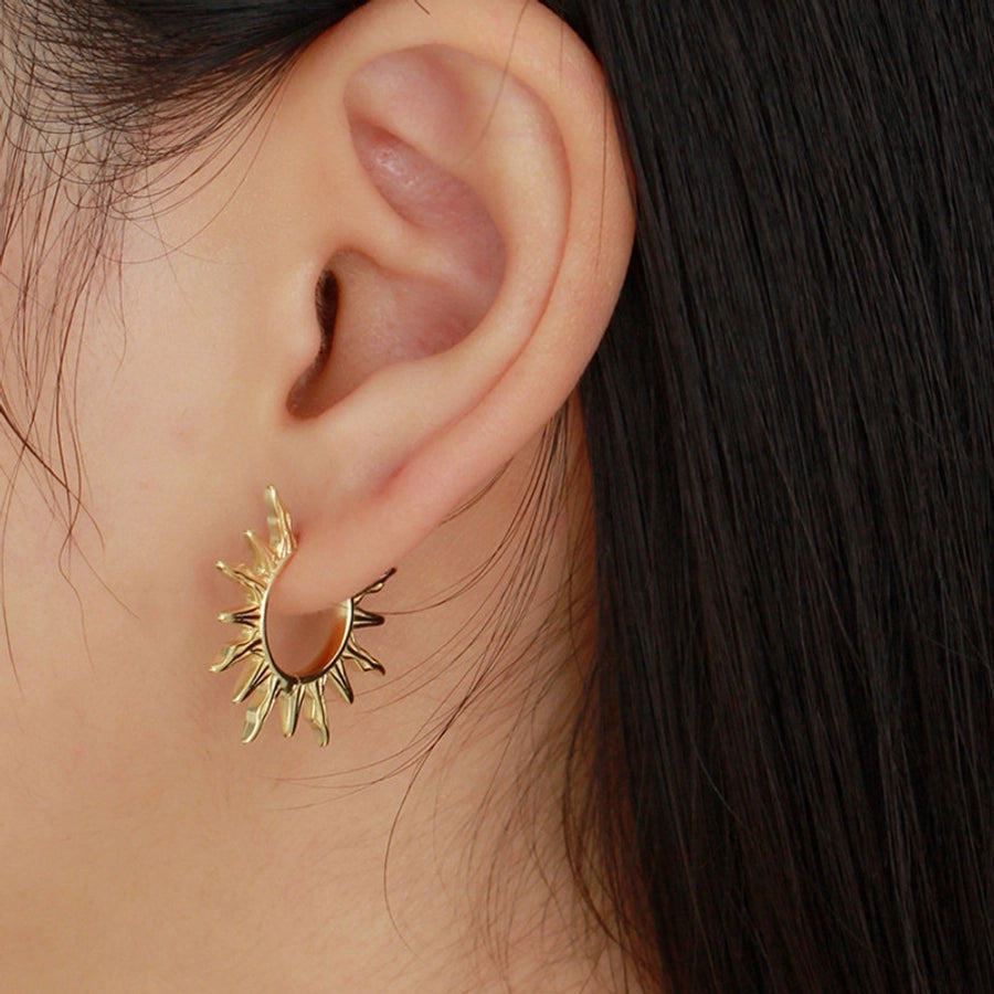 1 Pair Simple Style Classic Style Geometric Plating Copper Earrings