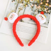 Christmas Fashion Women'S Antlers Flocking Handmade Hair Band