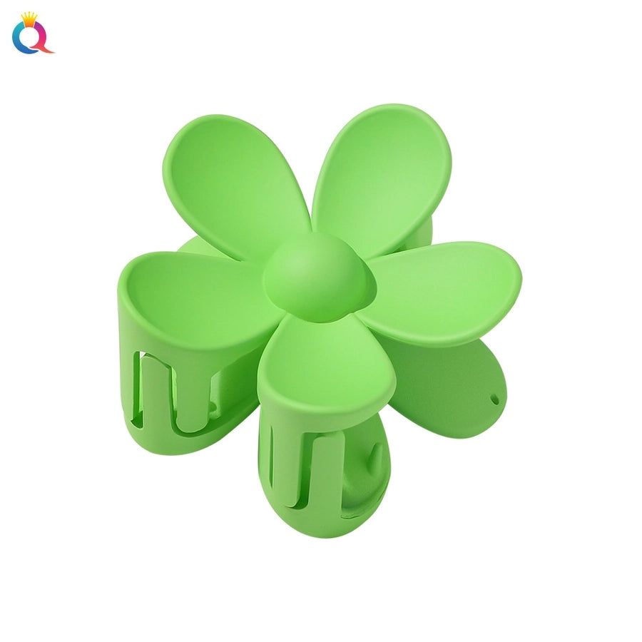 women's fashion flower plastic handmade hair claws