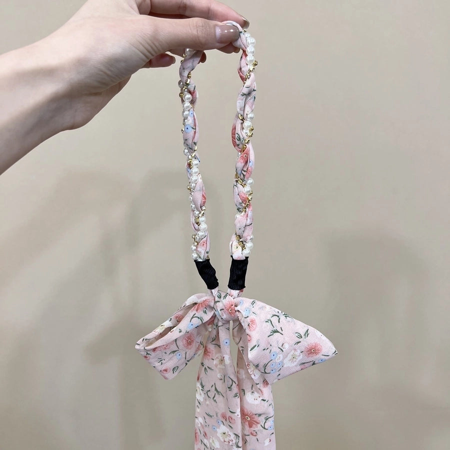 Women's Simple Style Ditsy Floral Cloth Hair Band