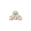 women's simple style solid color alloy plating hair claws